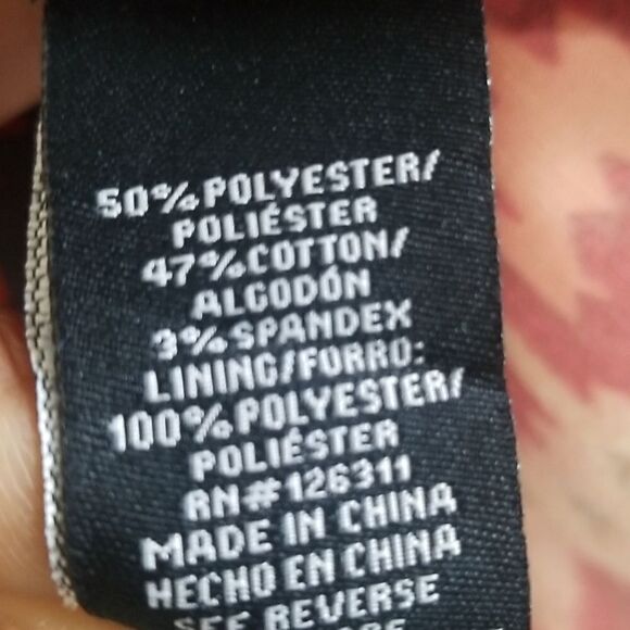 Ronni Nicole Black Multicolored Printed Cocktail Dress Sz 4 - Picture 8 of 11